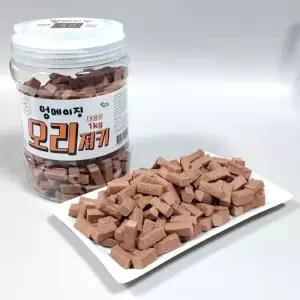 강아지수제간식 국내산소프트통간식 멍메이징 오리 1kg 국내산수제간식