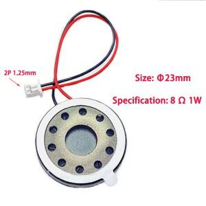 50PCS 미니 초박형 스피커 8 옴 8R 1w 직경 15mm 20mm 26mm MP3 키덜트 DIY 휴대폰 핸드폰용