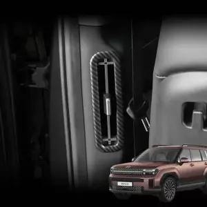 싼타페 MX5 튜닝 용품 2열 송풍구 커버 가드 몰딩-WD402F4