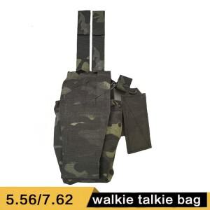 SPUD 전술용 무전기 가방 다기능 라디오 군용 체스트 매거진 파우치 에어소프트 헌팅 오거나이저 몰리
