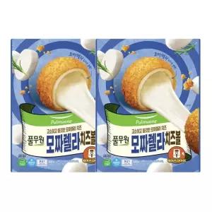 모짜렐라치즈볼(360gx2개) 풀무원 k푸드 아이간식 야식 냉동실 쟁여템 에어프라이어 조리