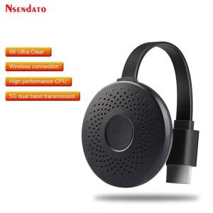 무선 와이파이 디스플레이 동글 4K 미라캐스트 스크린 미러링 TV 스틱 지지대 DLAN 안드로이드 MacOS IOS