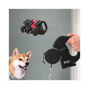 루미나D 두마리산책 강아지 자동 리드줄 신축 산책줄 목줄