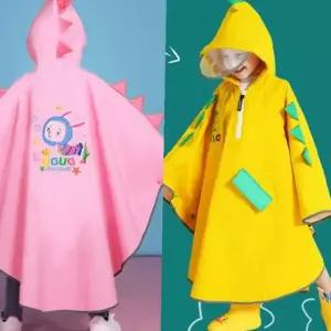어린이 판초 우비 후드 레인코트 유치원 초등학생 남아 여아 비옷 야외활동용