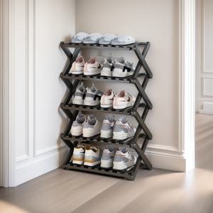 현관 수납 신발 정리대 다용도 접이식 조립 신발장