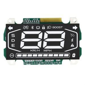 지금 구매 세그웨이 ZT3 프로 40Km/H 대시보드 블루투스 LED 디스플레이 전동 스쿠터 계기판 부품
