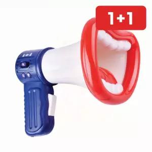 파티용품 어린이 음성변조기 3가지모드 핸드마이크 목소리변조기  1+1