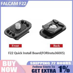 FALCAM F22 Insta360 X5 전용 빠른 설치 보드 파노라마 스포츠 카메라 스키 윙 장착 비행 촬영용