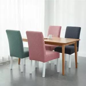 사계절 스판 와플 등받이 의자커버 사무실 화장대 식탁의자 덮개 리폼 천갈이 인테리어