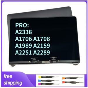M1 A2338 노트북 Macbook pro 13 A1706 A1708 A2159 A1989 A2251 A2289 스크린 디스플레이 LCD 어셈블리 20