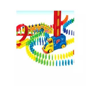 사각블록 뽀로로 자동 도미노 도형 장난감 사각 블록 블럭 쌓기