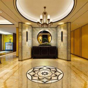 원형 시트지 스티커 포인트 타일 장식 대형 바닥