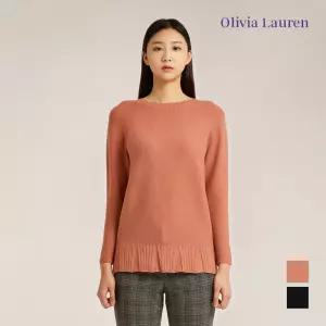 [올리비아로렌] 울혼방 홀가먼트 풀오버_VOCBLWW9331