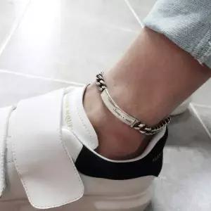 [골드스마일]S5027 여성 10돈 유화 스틱 체인 발찌 볼드 은발찌 실버925 심플발찌