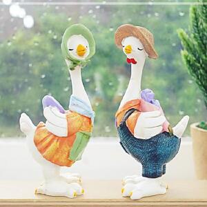 [2개구성] 오리커플 인형소품 무속성인형 cm 러브 인형옷 꽃인형 솜인형 인형 솜뭉치 아이돌 2P LW9DC6E7