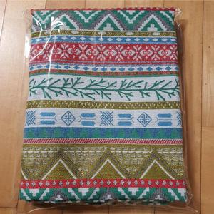 겨울 차박 캠핑 북유럽디자인 한기방지 카크닉 140x90 감성 이른봄 패턴 블랭킷 매트 담요 HW8995AC