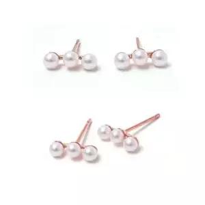 바캉스 오스트리아 진주 925실버 로즈골드 귀걸이 SE082