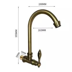 빈티지 수도꼭지 세면대 북유럽 황동 수전 인테리어 욕실 엔틱