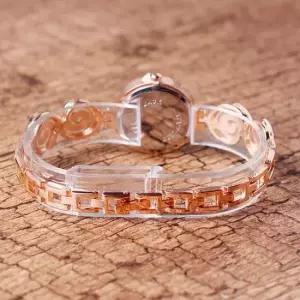 메탈밴드시계 큐빅 러블리 팔찌 겸용 손목시계