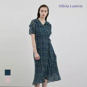 [올리비아로렌] 쉬폰 프린트 드레스_VOBOA4M4411