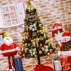 150cm 카니발골드 풀세트크리스마스 학교 교실 학원 관공서 트리 KWB2964E