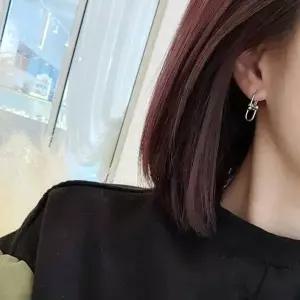 SE199 여성 유니크 실버 이어링 원터치 데일리 은 귀걸이 (실버 925)