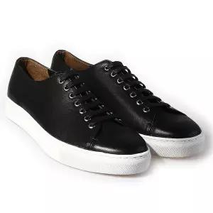 RHJ-57-97-2 블랙 남자 캐쥬얼 수제화 소가죽 슈즈