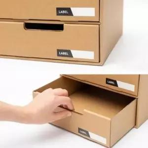 [JED] 수납함 다용도 데스크 서랍식 정리함 3단 종이