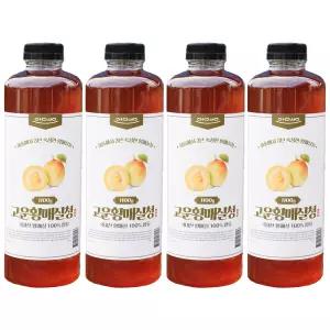 하동 숙성 발효 매실청 매실액 엑기스 고운황매실청 1100g 4개입