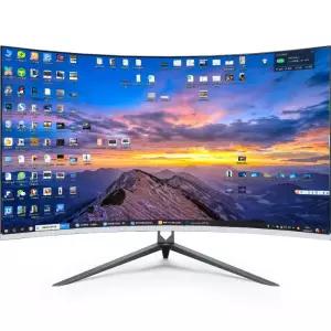 곡선 와이드모니터 32인치 곡면 pc 모니터 게임 사무실 전문가용 스크린 화면 고화질
