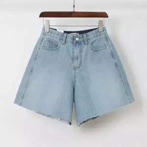 [하프클럽/] 데님컷팅5부치마반바지 LOP457M603 빅사이즈