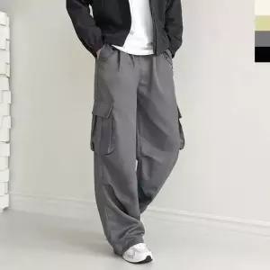 GPA SF1031M 카고 포켓 무릎핀턱 스트링 조거 와이드