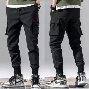 시보리 포켓 카고팬츠 조거