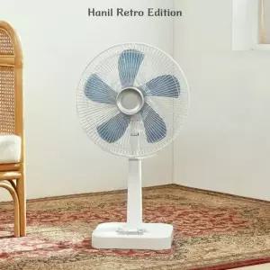 한일 기계식 레트로 선풍기 35cm REF-487 화이트