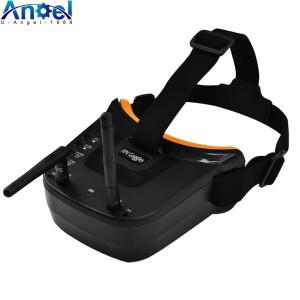 LS-VR009 5.8Ghz FPV 고글 비디오 헤드셋 40CH HD 3 인치 16:9 디스플레이 쿼드콥터 드론용 미니 소형