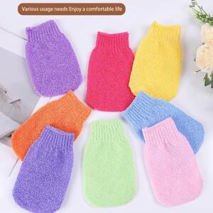 엑스 폴리 에이 팅 바디 마사지 스폰지 목욕 장갑 스킨 샤워 워시 천 스크러버 백 스크럽 모이스춰 라이징