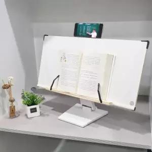 이앤위즈 빈체르60 높낮이조절 독서대 각도조절 1단 원목독서대