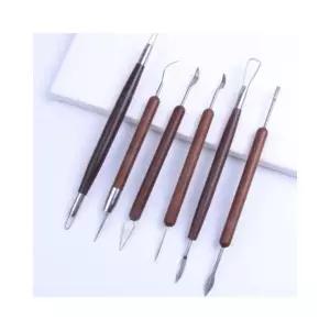 루미나D 점토 조소 도예 스컬피 스크래퍼 도구 6종