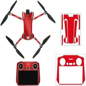 DJI용 미니 3 프로 스킨 데칼 카메라 드론 쿼드콥터 바디 암 RC 리모컨 풀 세트 스티커 랩 액세서리오로라