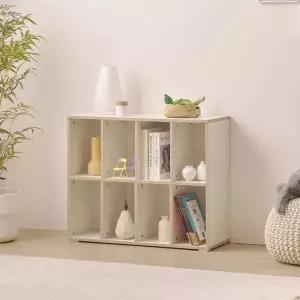 [인터데코](착불) 아이방 감성 교구 정리 수납 책장 2단 80cm P0000BQZ