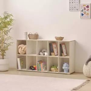 [인터데코](착불) 아이방 감성 교구 정리 수납 책장 2단 120cm P0000BRB