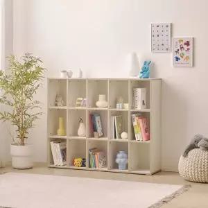 [인터데코](착불) 아이방 감성 교구 정리 수납 책장 3단 120cm P0000BRC