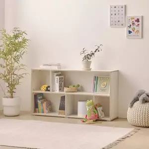 [인터데코](착불) 아이방 감성 교구 정리 수납 책장 2단 120cm P0000BRF