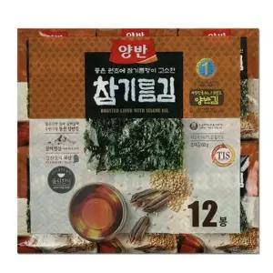 고소하고 진한 풍미의 동원 양반김 참기름김 x 12봉