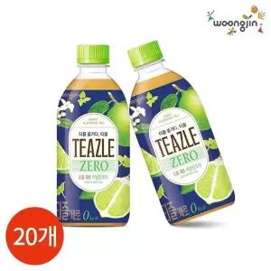 웅진 티즐 제로 라임 민트티 500ml x 20병 시원한 음료 주스