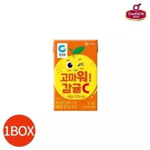청정원 고마워 감귤씨C 시원한 주스 음료 135ml X 32개