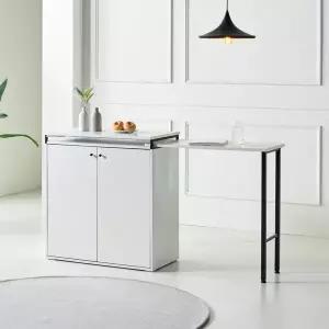 [인터데코]좁은공간 인출식 확장형 수납 식탁 조리대 P0000BNJ