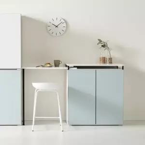 [인터데코]좁은공간 인출식 확장형 수납 식탁 조리대 P0000BNK