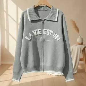 [하프클럽/]여성 카디건 혼방 레이온 봄철 클래식 기본형