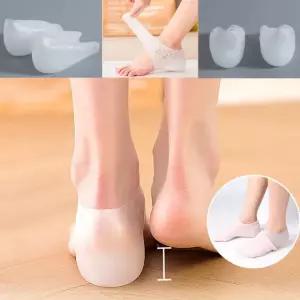 발편한 시크릿 실리콘 키높이 깔창 패드 뒷꿈치 양말 2cm